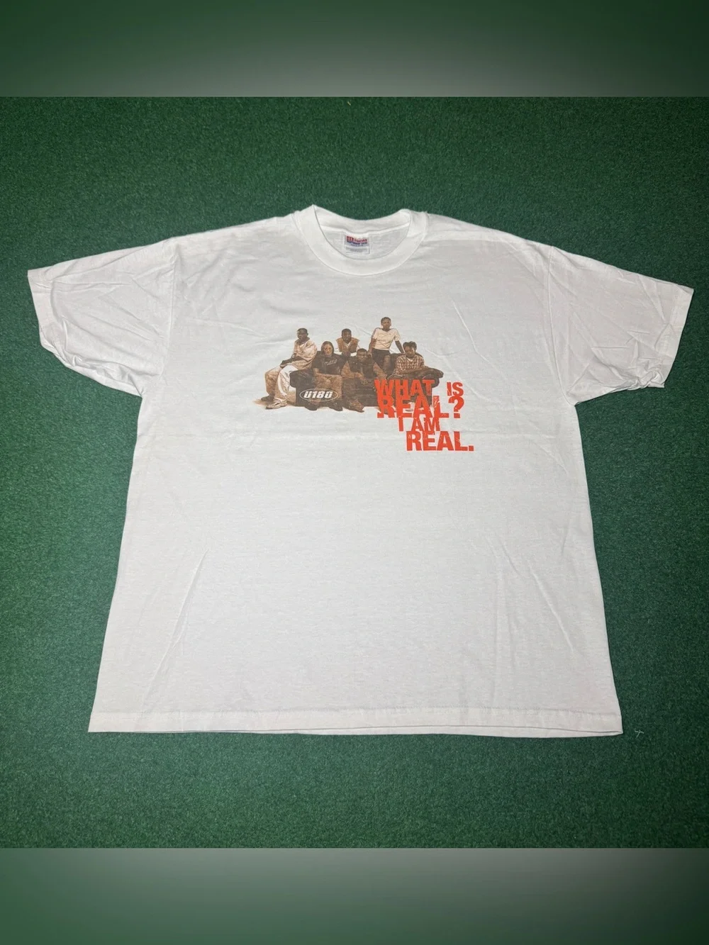 U180 What Is Real? Philosophy T Shirt Vintage 90s Y2K Am I Real? XL Shirt